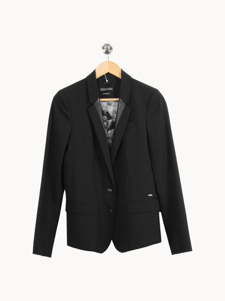 Blazer Noir - Taille L/40 de la marque IKKS | PARAD62652 - Vendu par Paradigme - Image 2