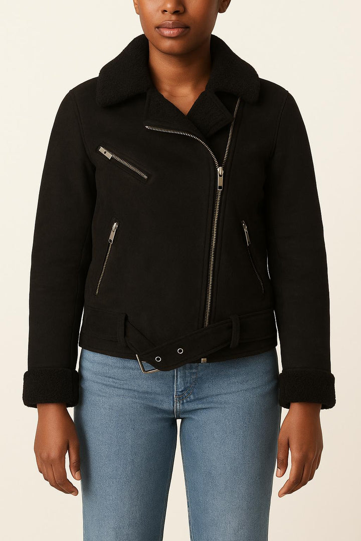 Blouson Aviateur Noir - Taille S/36 de la marque IKKS | PARAD62656 - Vendu par Paradigme - Image 1