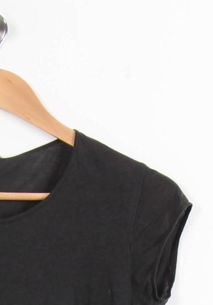 Tee-shirt Noir - Taille XS/34 de la marque American Vintage | PARAD62661 - Vendu par Paradigme - Image 3