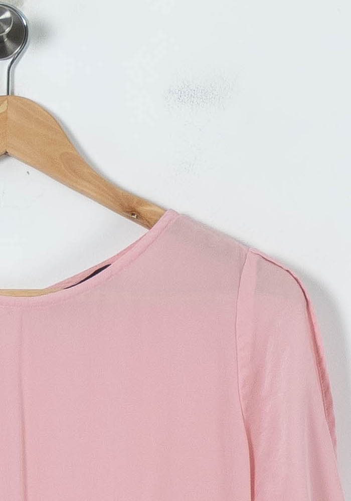 Robe Courte Rose et Rouge - Taille S/36 de la marque Maje | PARAD62662 - Vendu par Paradigme - Image 3