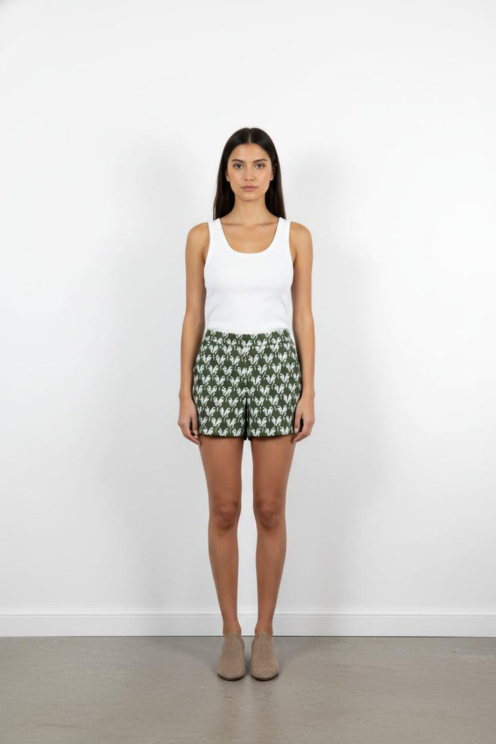 Short Vert et Blanc - Taille XS/34