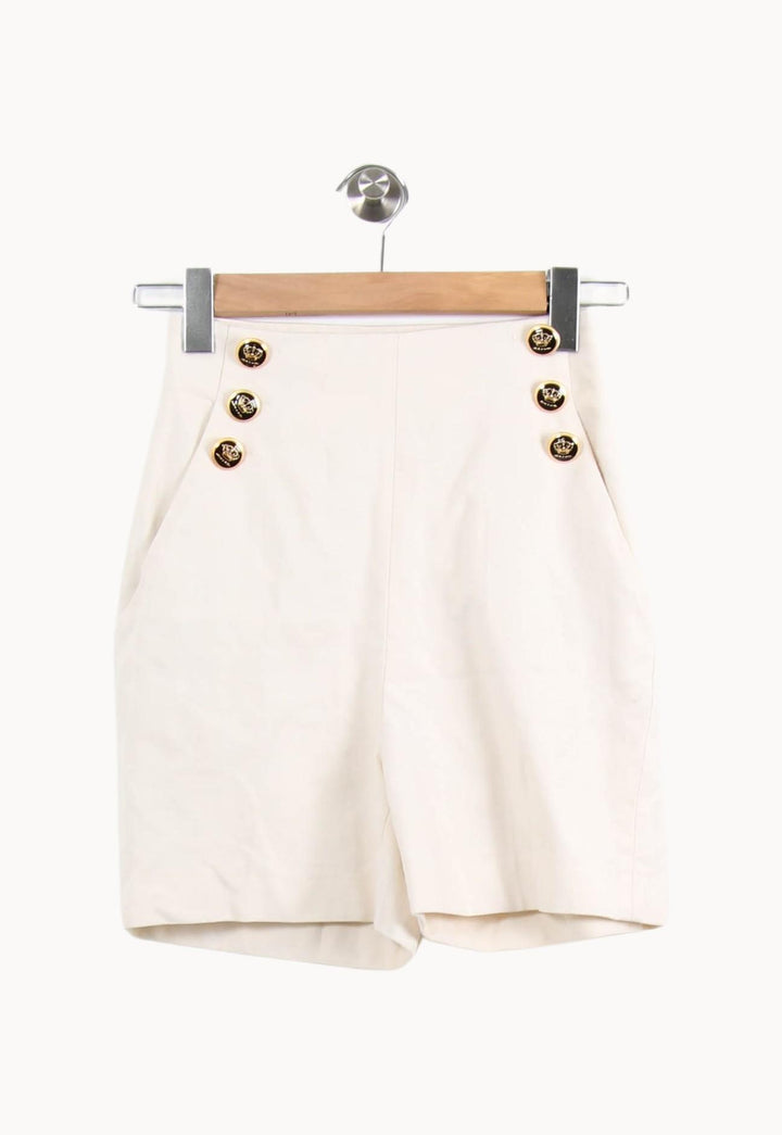 Short Beige - Taille XS/34 de la marque Tara Jarmon | PARAD62668 - Vendu par Paradigme - Image 2