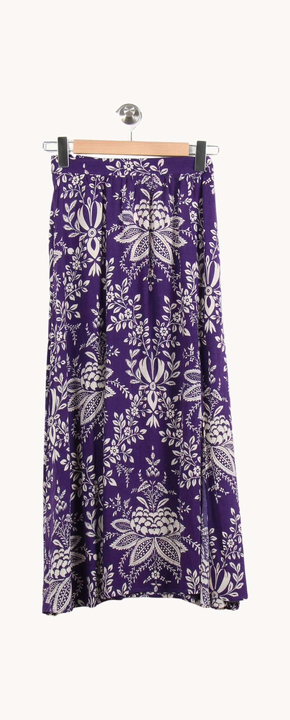 Jupe Longue Violette et Blanche - Taille XS/34 de la marque Petite Mendigote | PARAD62670 - Vendu par Paradigme - Image 2