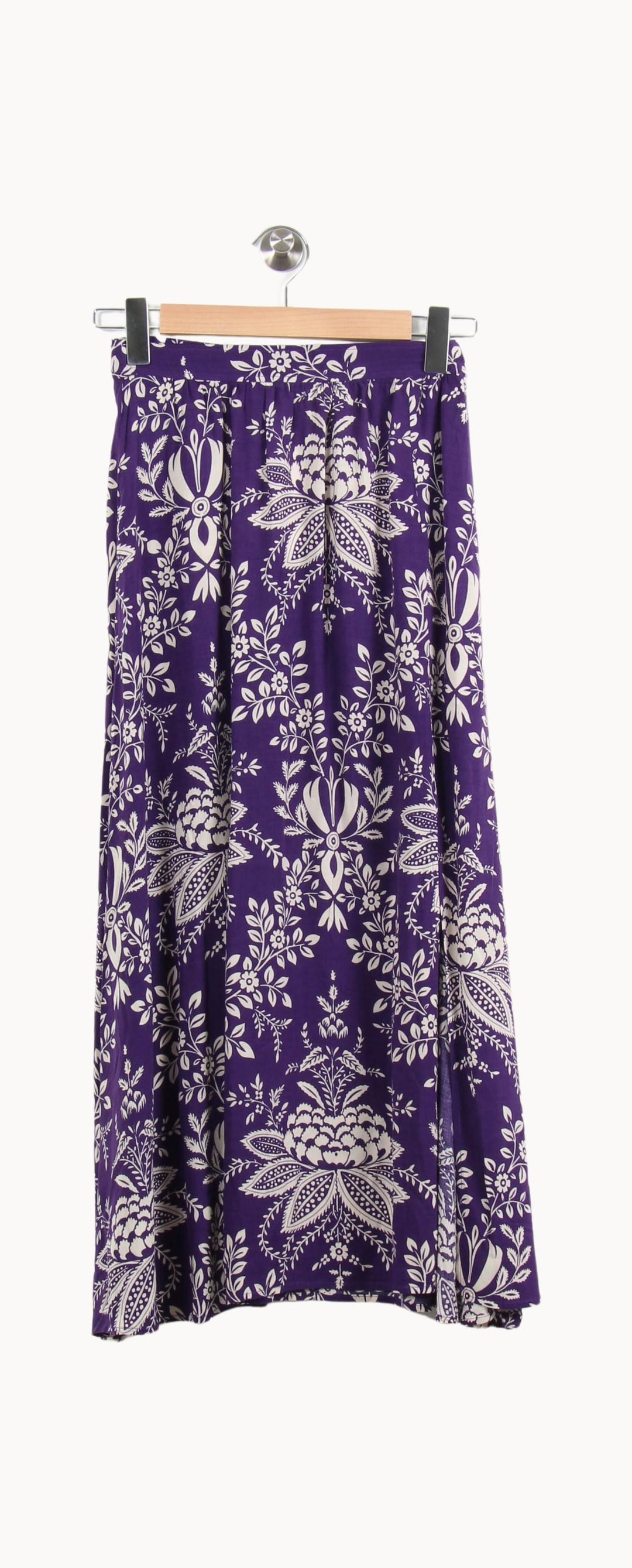Jupe Longue Violette et Blanche - Taille XS/34 de la marque Petite Mendigote | PARAD62670 - Vendu par Paradigme - Image 2