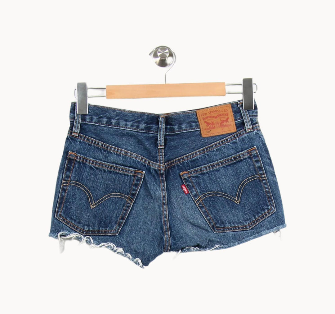 Short en Jean Bleu - Taille XS/34 de la marque Levi's | PARAD62673 - Vendu par Paradigme - Image 4