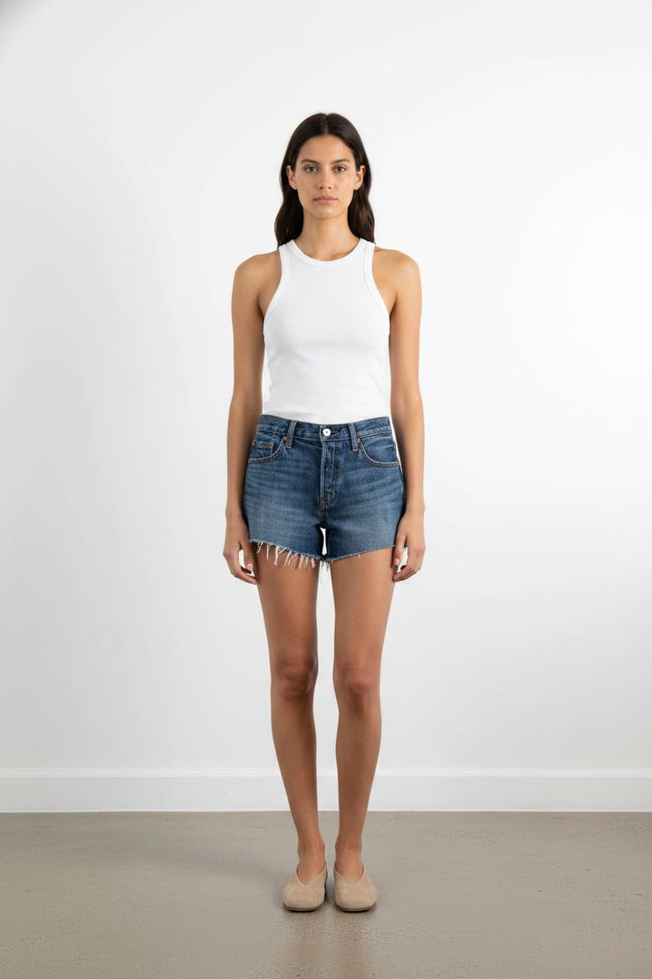 Short en Jean Bleu - Taille XS/34