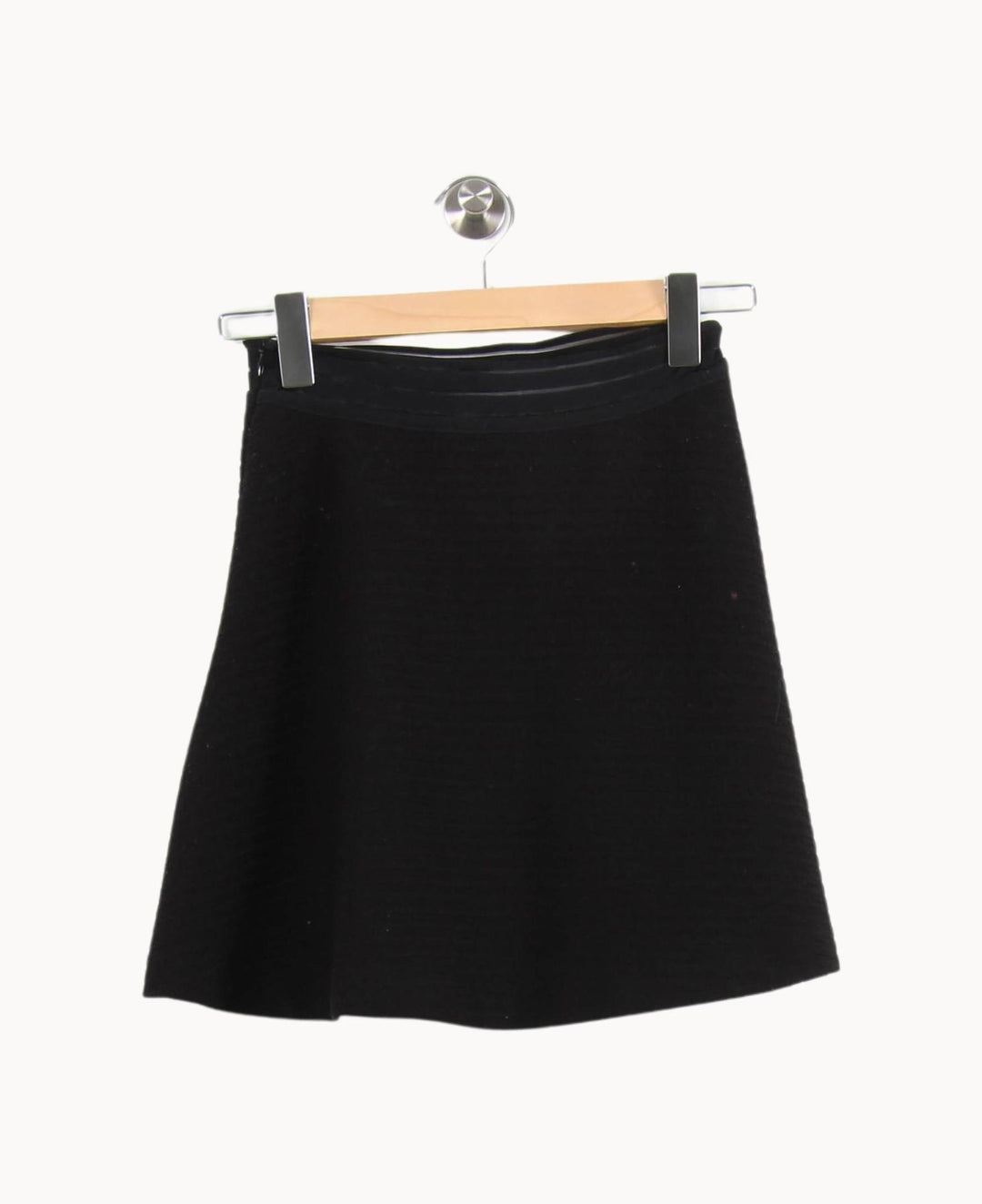 Jupe Évasée Noire - Taille S/36 de la marque Sandro | PARAD62678 - Vendu par Paradigme - Image 4