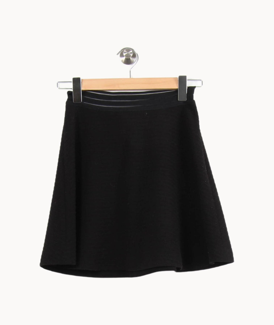 Jupe Évasée Noire - Taille S/36 de la marque Sandro | PARAD62678 - Vendu par Paradigme - Image 2