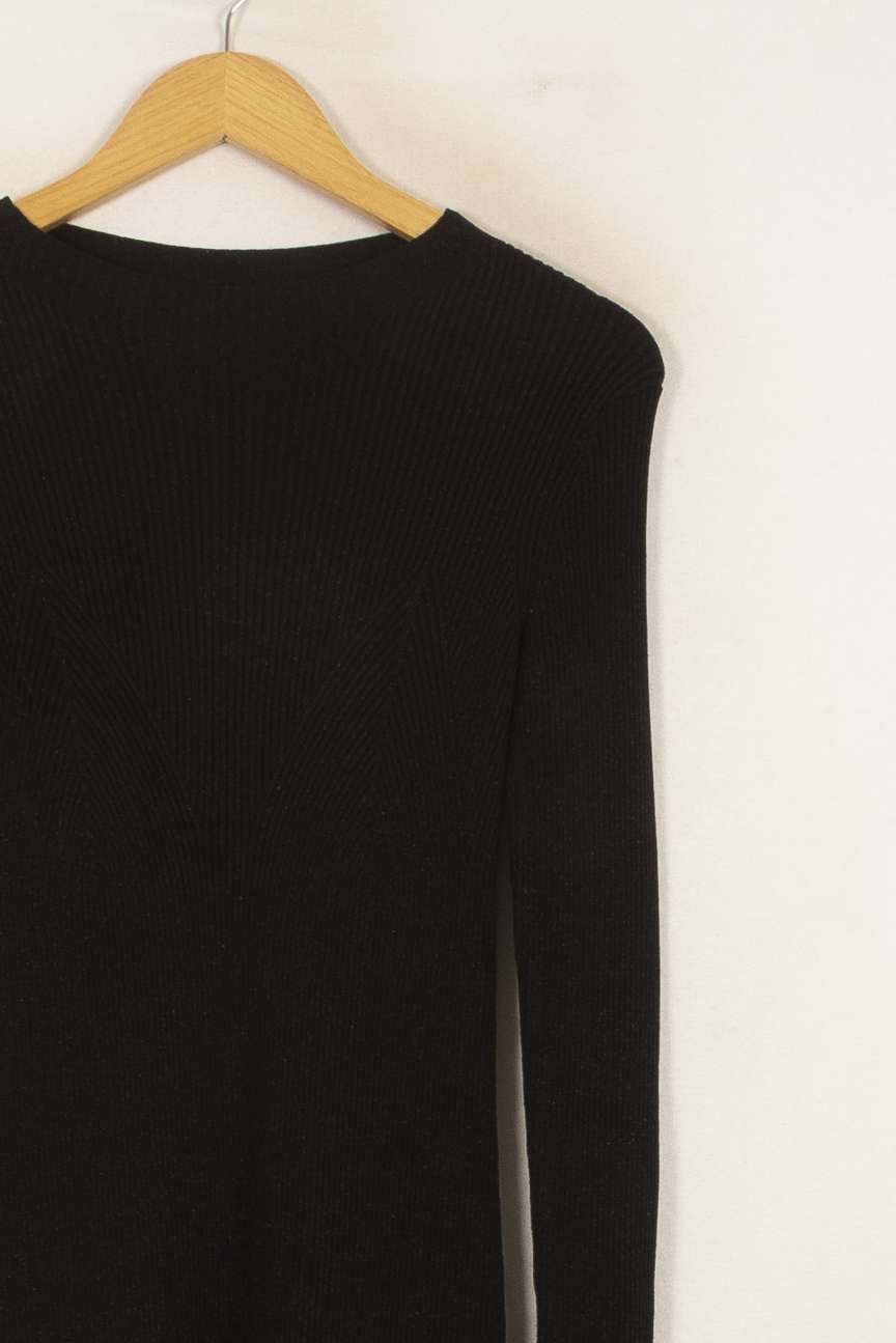 Robe Pull Noire - Taille S/36 de la marque Maje | PARAD6269 - Vendu par Paradigme - Image 3