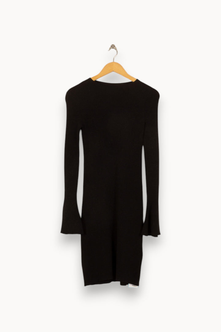 Robe Pull Noire - Taille S/36 de la marque Maje | PARAD6269 - Vendu par Paradigme - Image 2