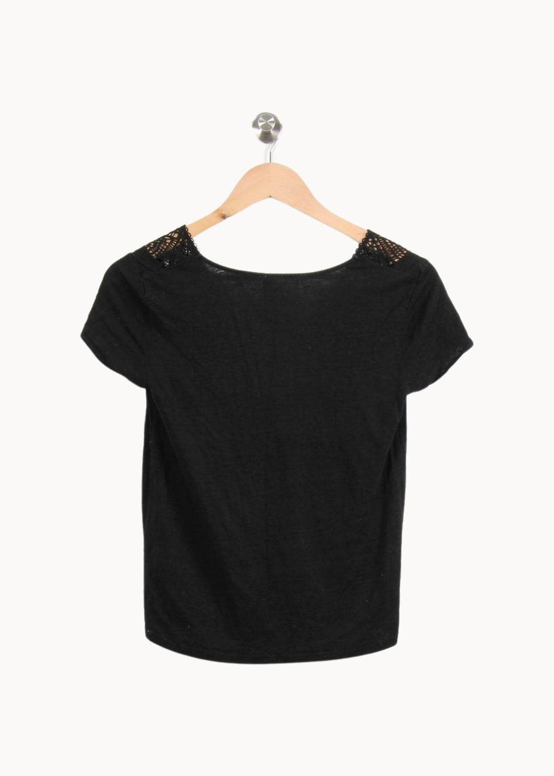 Top Noir - Taille XS/34 de la marque Sézane | PARAD62692 - Vendu par Paradigme - Image 4