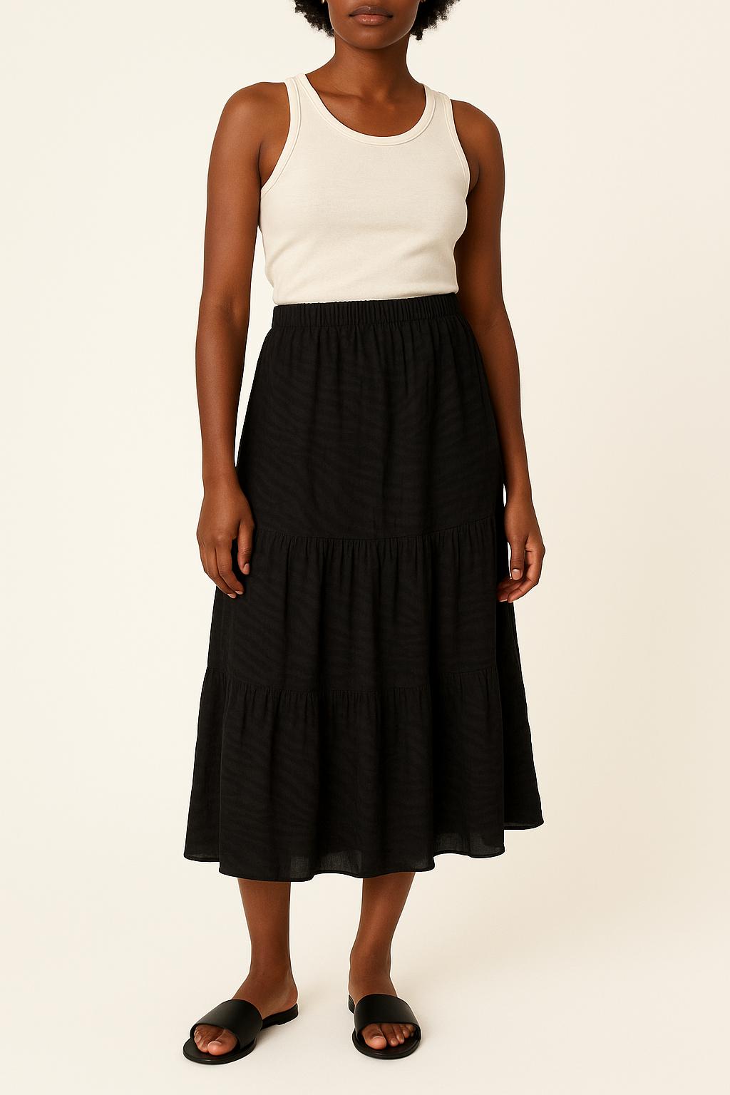 Jupe Longue Noire - Taille XS/34 de la marque ba&sh | PARAD62693 - Vendu par Paradigme - Image 1