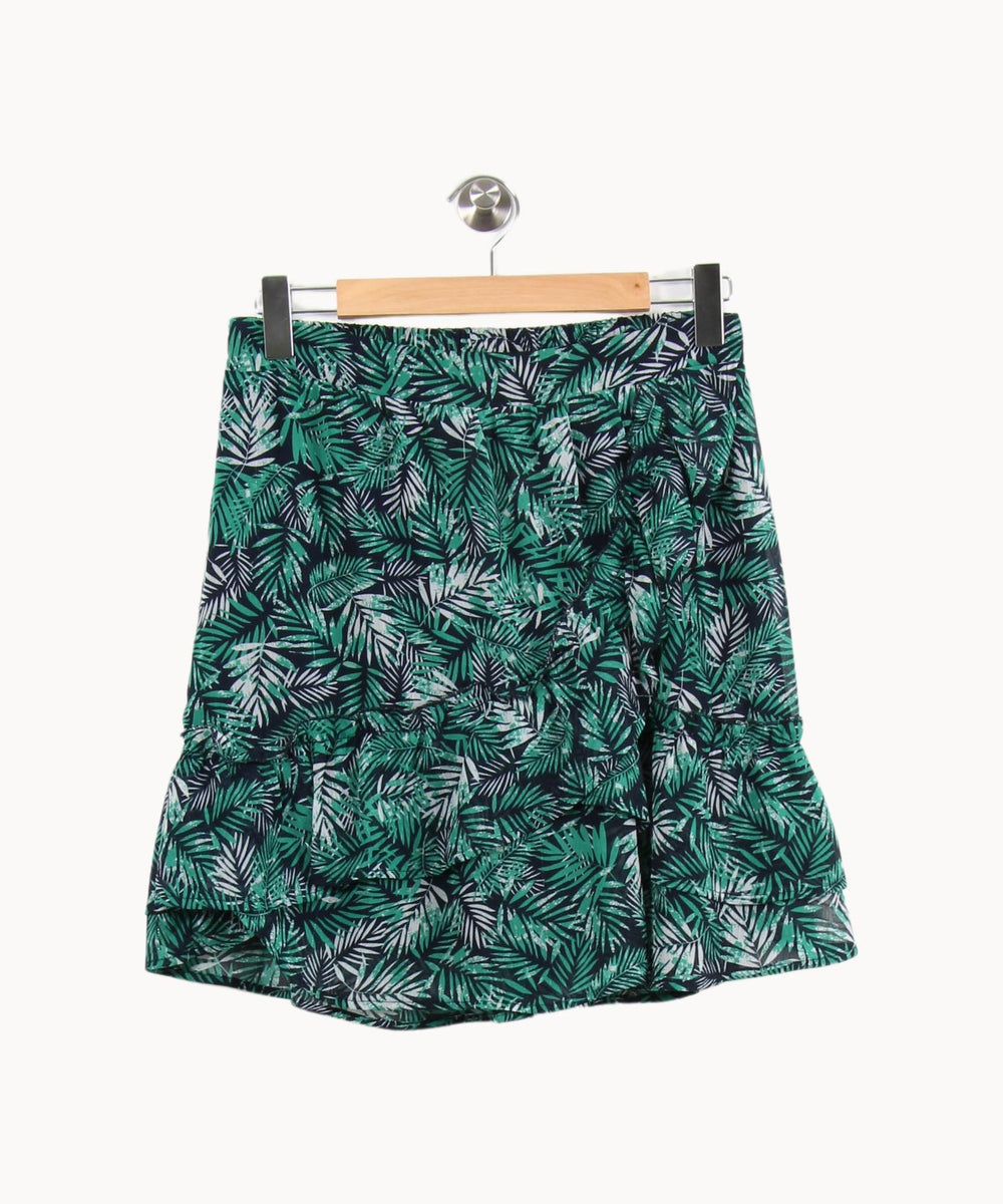 Jupe Courte Verte et Noire - Taille L/40 de la marque Grace & Mila | PARAD62696 - Vendu par Paradigme - Image 2