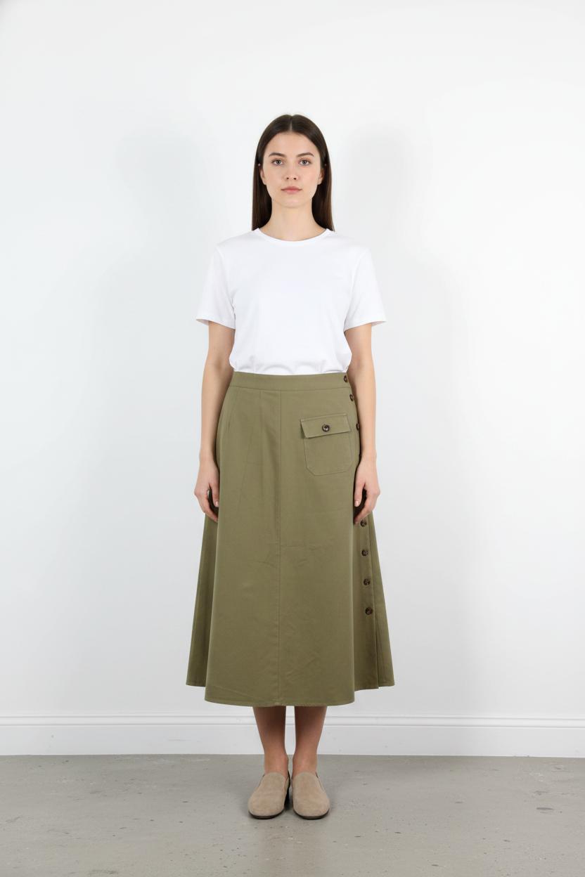 Jupe Longue Verte - Taille M/38