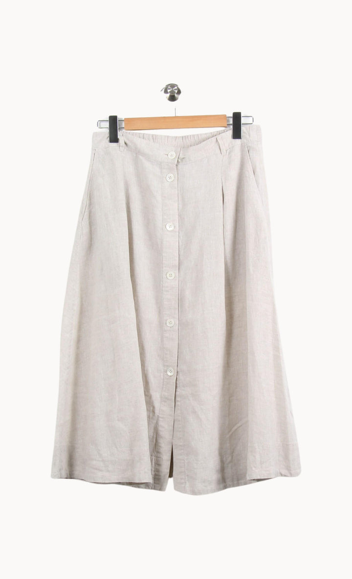 Jupe Midi Beige - Taille XL/42 de la marque Comptoir des Cotonniers | PARAD62707 - Vendu par Paradigme - Image 2