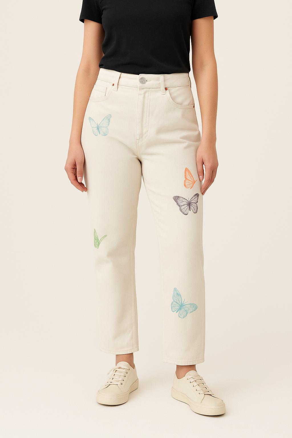 Jean Droit Blanc - Taille L/40 de la marque Levi's | PARAD62709 - Vendu par Paradigme - Image 1