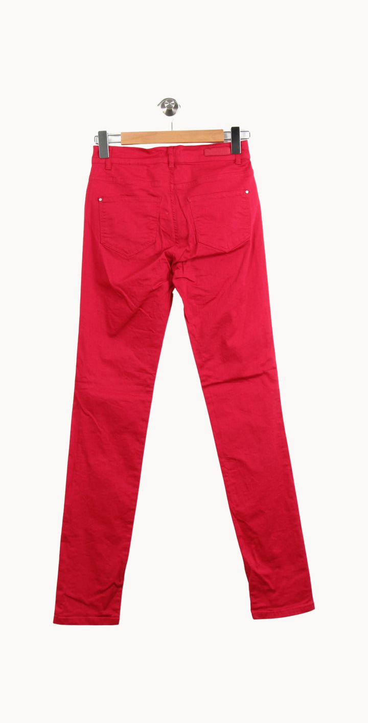 Jean Rouge - Taille S/36 de la marque Caroll | PARAD62720 - Vendu par Paradigme - Image 4