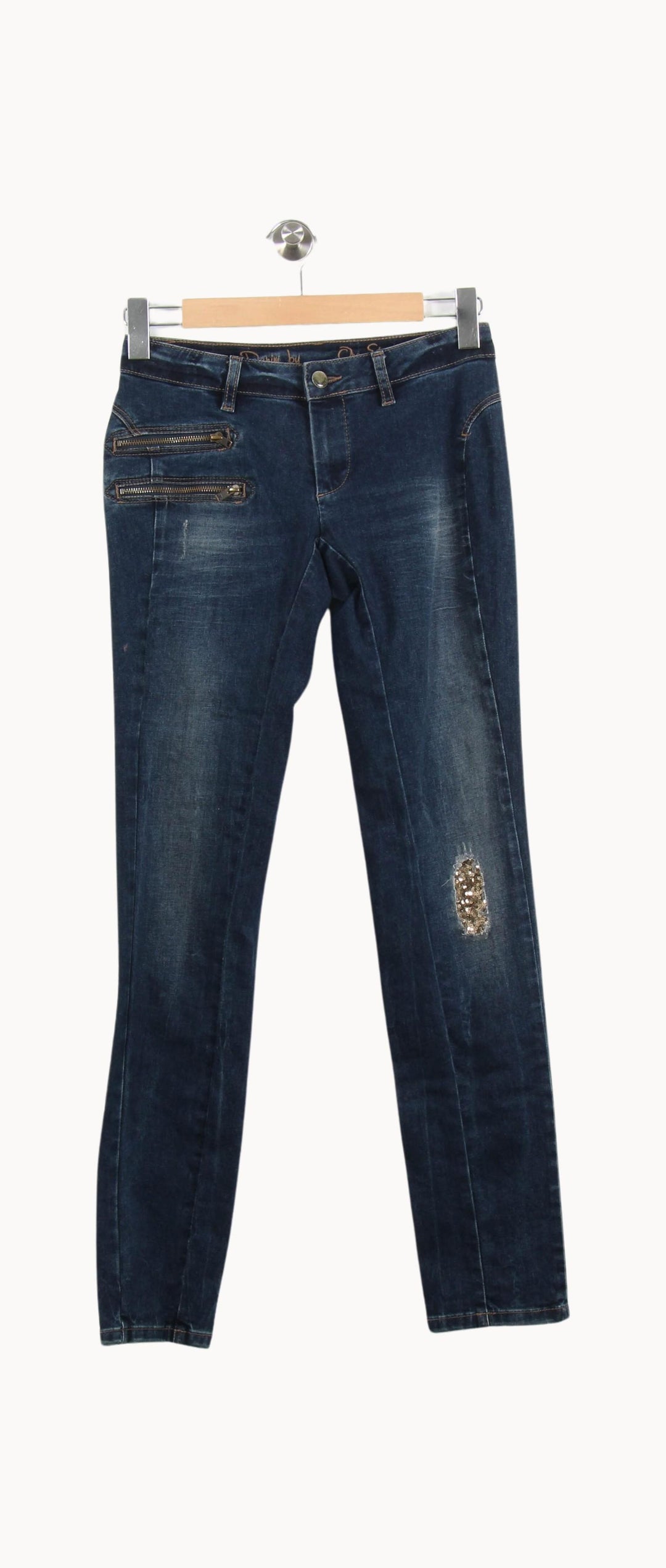 Jean Bleu - Taille S/36 de la marque One Step | PARAD62721 - Vendu par Paradigme - Image 2