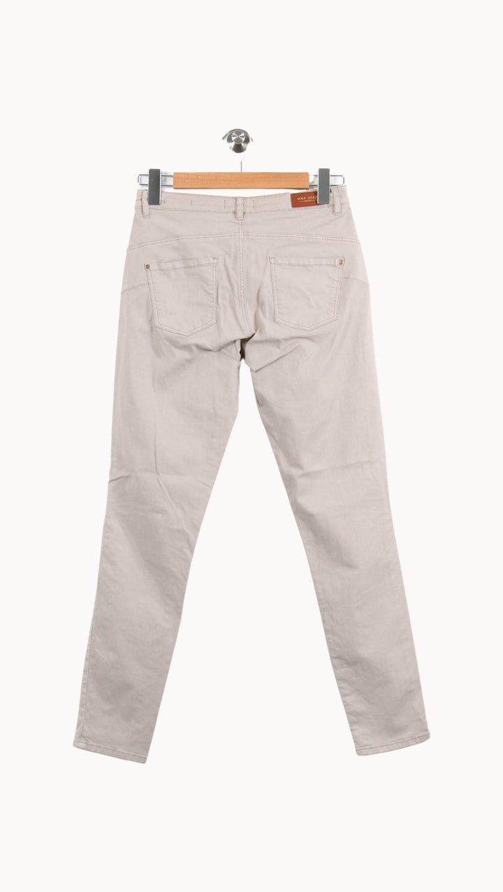 Jean Beige - Taille M/38 de la marque One Step | PARAD62722 - Vendu par Paradigme - Image 4