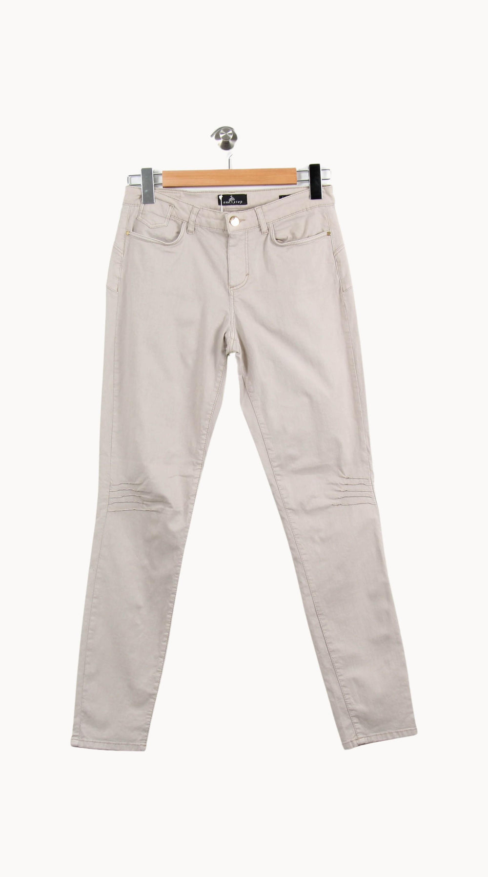 Jean Beige - Taille M/38 de la marque One Step | PARAD62722 - Vendu par Paradigme - Image 2