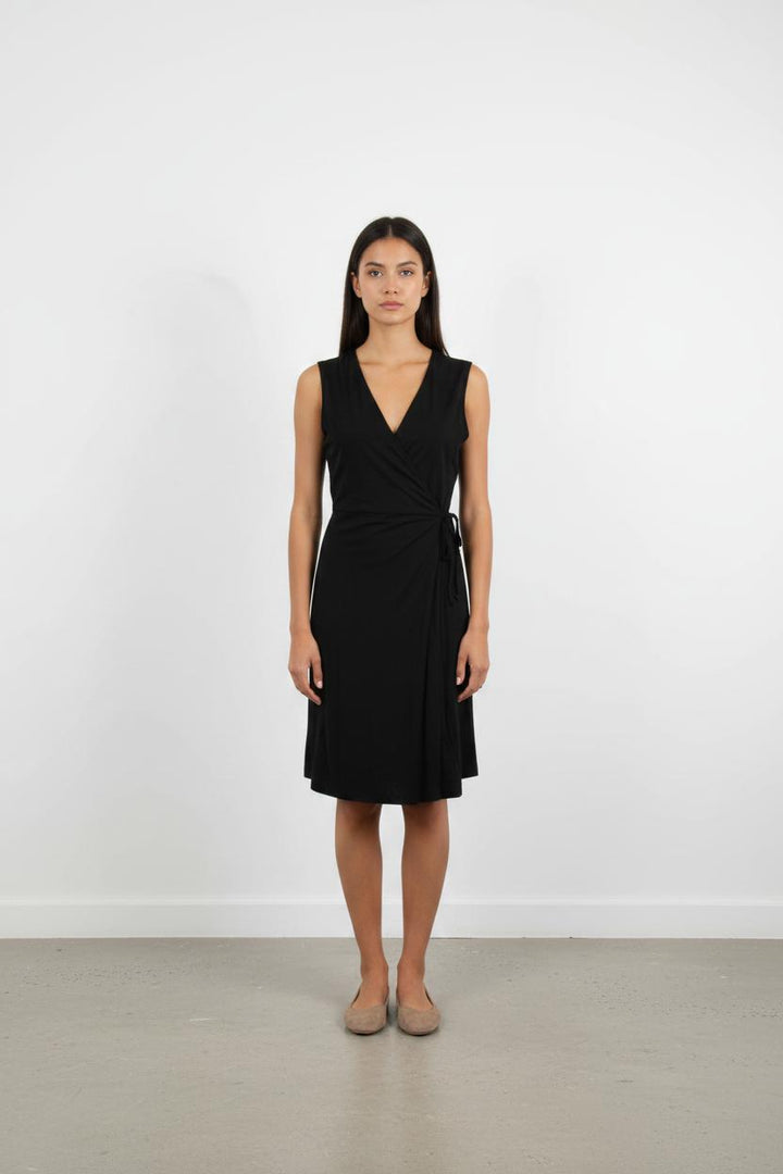 Robe Portefeuille Noire - Taille M/38