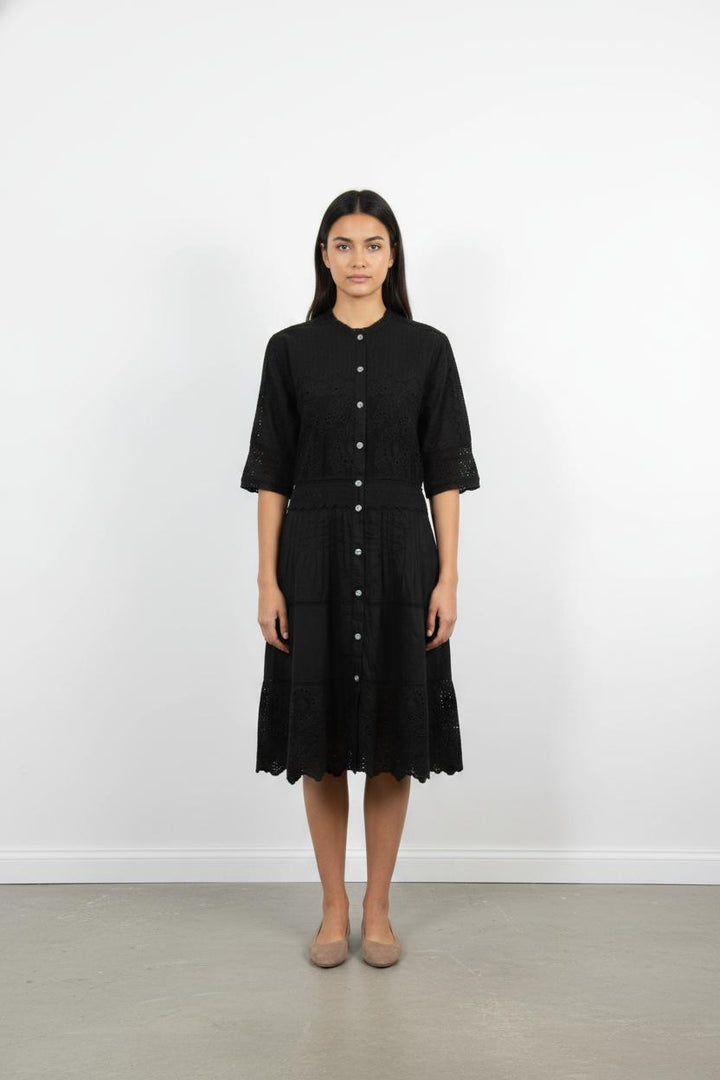 Robe Boutonnée Noire - Taille L/40