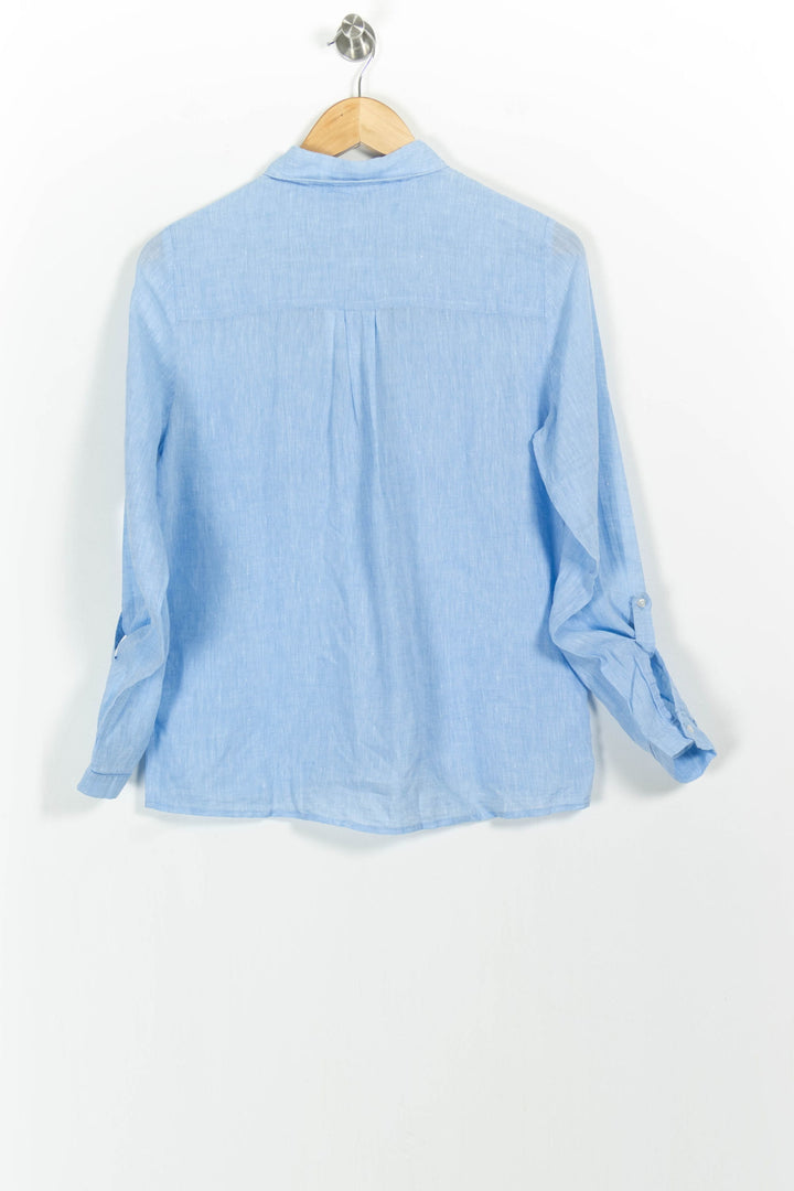 Chemise Bleue - Taille M/38 de la marque Caroll | PARAD62742 - Vendu par Paradigme - Image 4