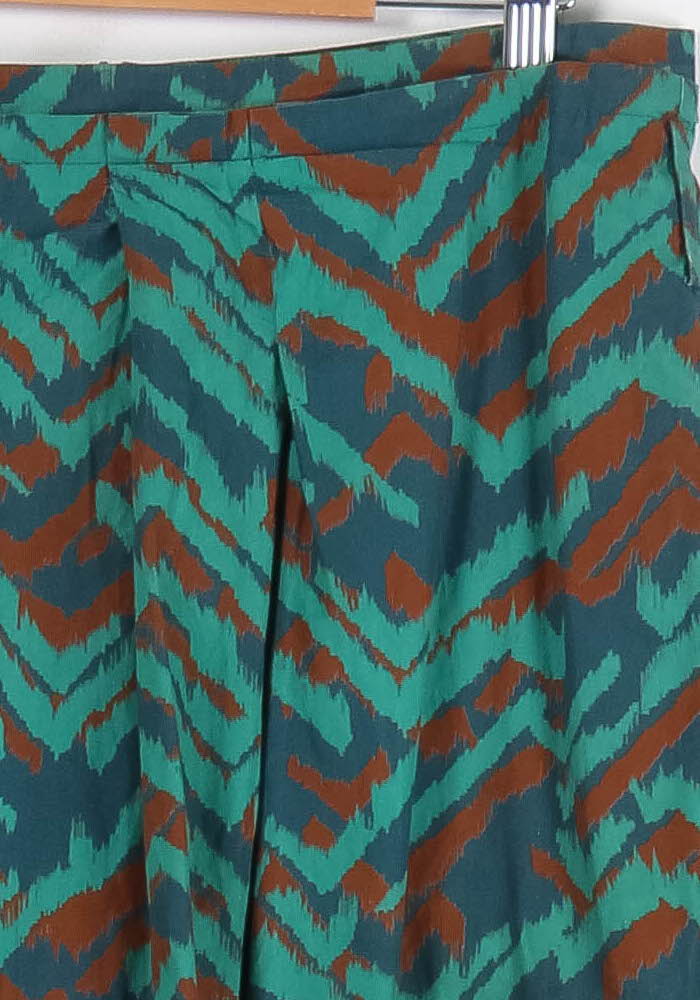 Jupe Midi Vert et Marron - Taille XXL/44 de la marque Caroll | PARAD62747 - Vendu par Paradigme - Image 3