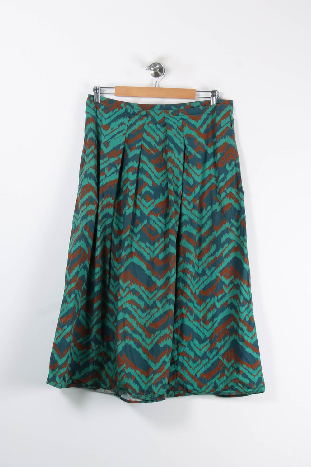 Jupe Midi Vert et Marron - Taille XXL/44 de la marque Caroll | PARAD62747 - Vendu par Paradigme - Image 2