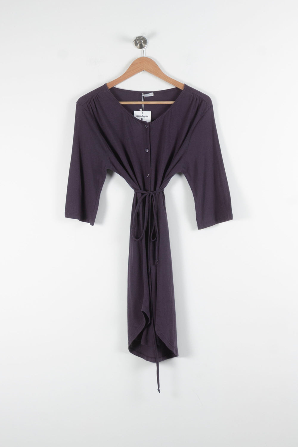Robe Cache-Cœur Violette - Taille T.U. de la marque American Vintage | PARAD62754 - Vendu par Paradigme - Image 2