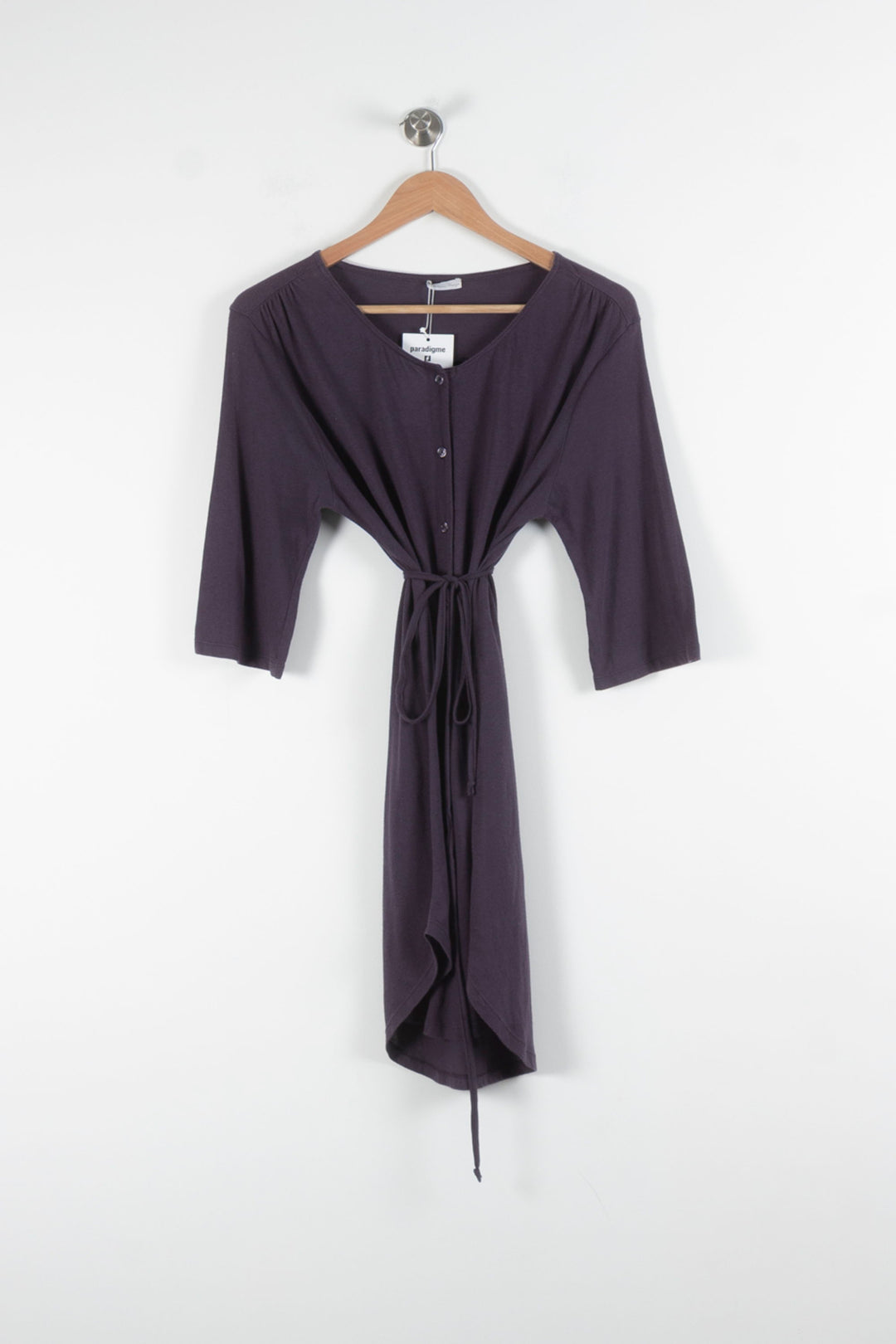 Robe Cache-Cœur Violette - Taille T.U. de la marque American Vintage | PARAD62754 - Vendu par Paradigme - Image 2