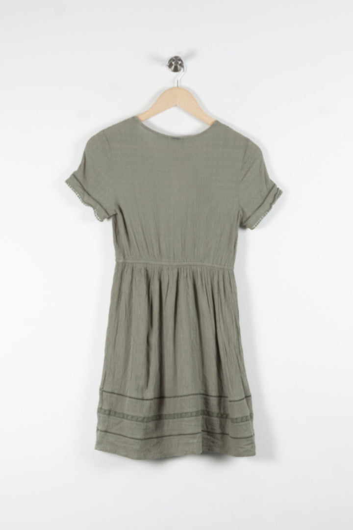 Robe Courte Verte - Taille XS/34 de la marque IKKS | PARAD62766 - Vendu par Paradigme - Image 4