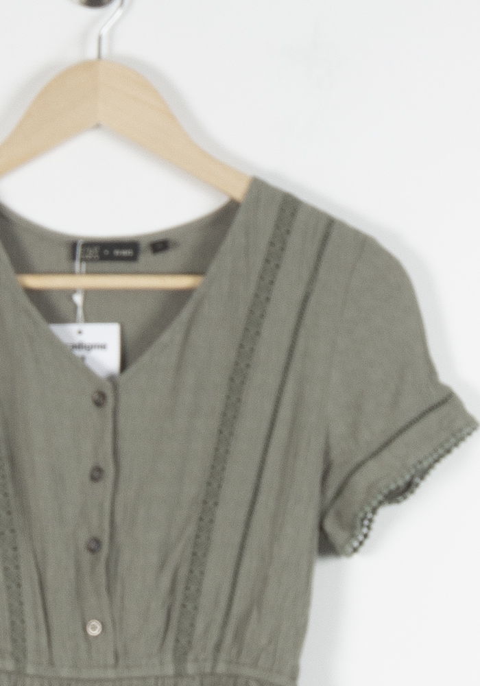 Robe Courte Verte - Taille XS/34 de la marque IKKS | PARAD62766 - Vendu par Paradigme - Image 3