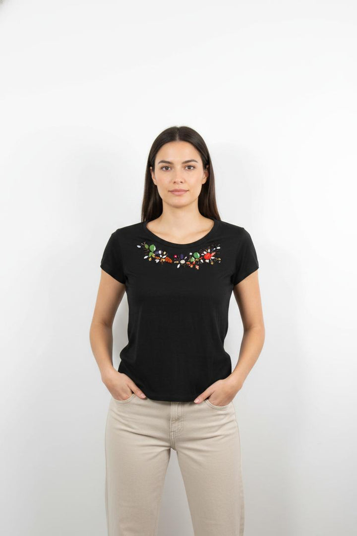 Tee-shirt Noir - Taille S/36