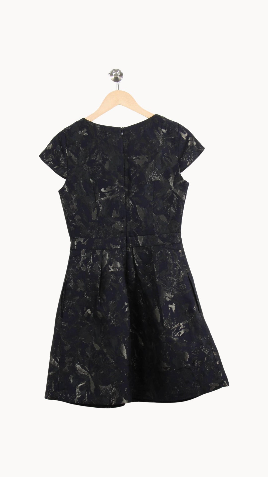Robe Courte Noire et Argentée - Taille XS/34 de la marque Comptoir des Cotonniers | PARAD62785 - Vendu par Paradigme - Image 4