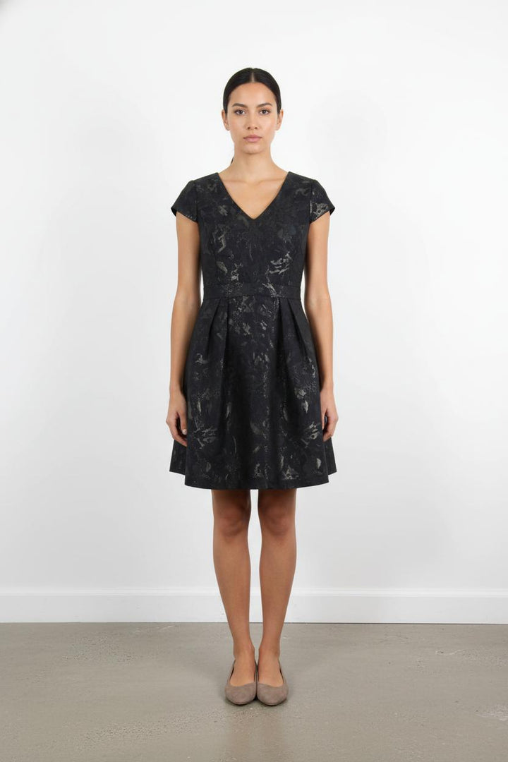 Robe Courte Noire et Argentée - Taille XS/34