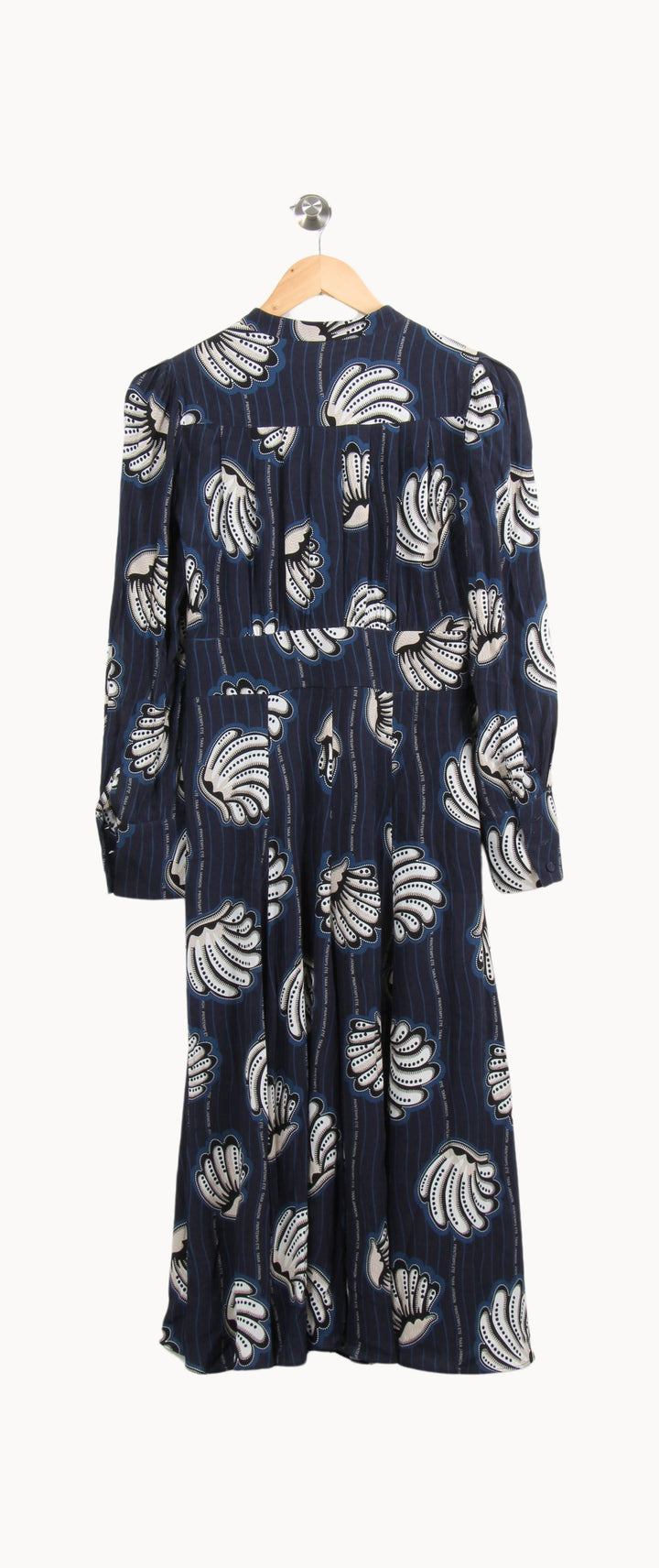 Robe Midi Bleue et Blanche - Taille S/36 de la marque Tara Jarmon | PARAD62786 - Vendu par Paradigme - Image 4