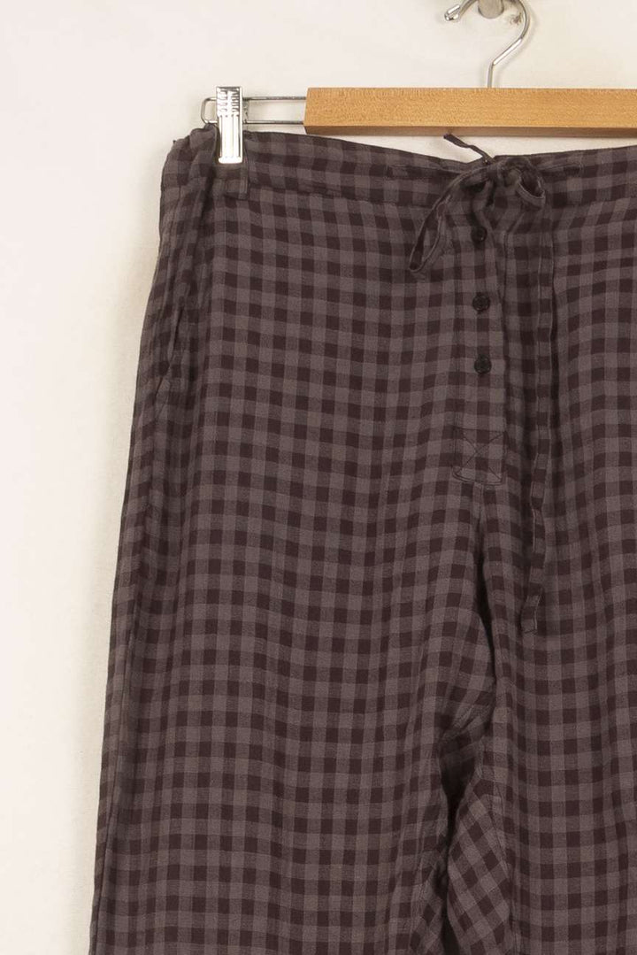 Pantalon À Carreaux Gris - Taille S/36 de la marque Bérénice | PARAD62798 - Vendu par Paradigme - Image 3