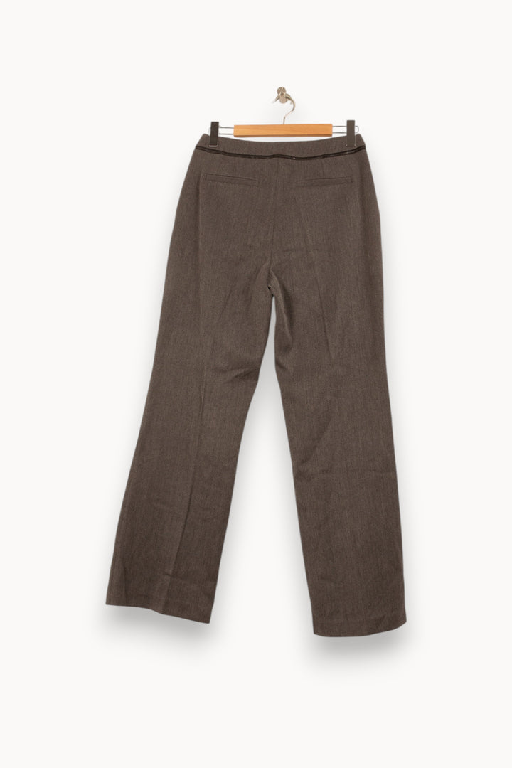 Pantalon Droit Gris - Taille L/40 de la marque Bérénice | PARAD62802 - Vendu par Paradigme - Image 4