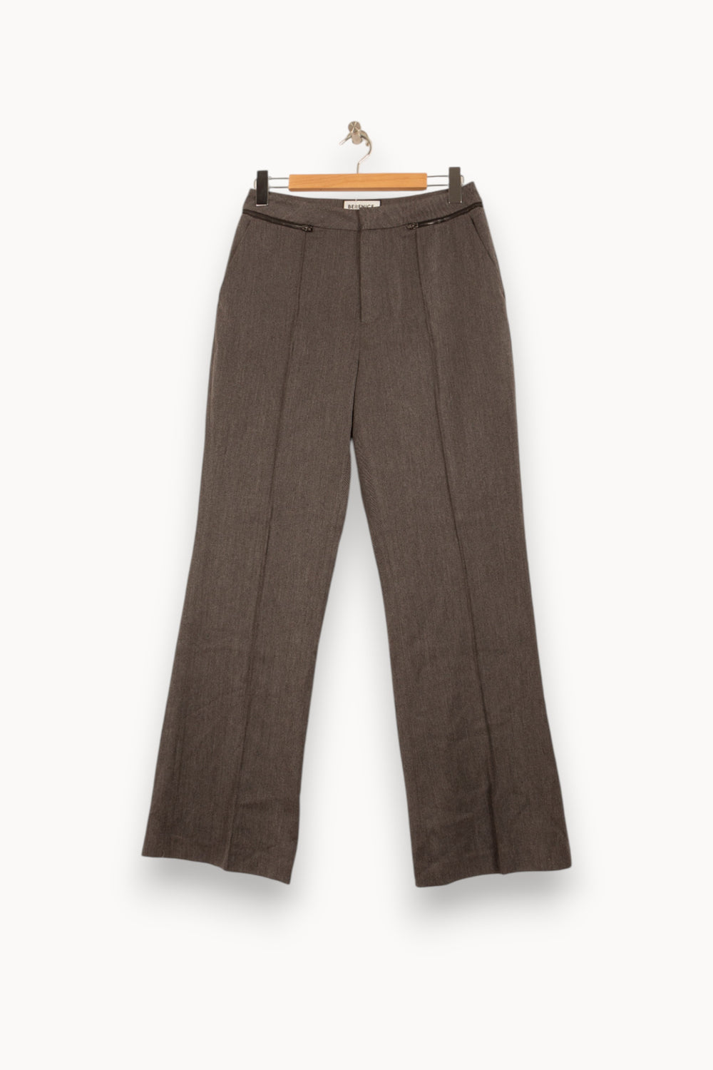 Pantalon Droit Gris - Taille L/40 de la marque Bérénice | PARAD62802 - Vendu par Paradigme - Image 2