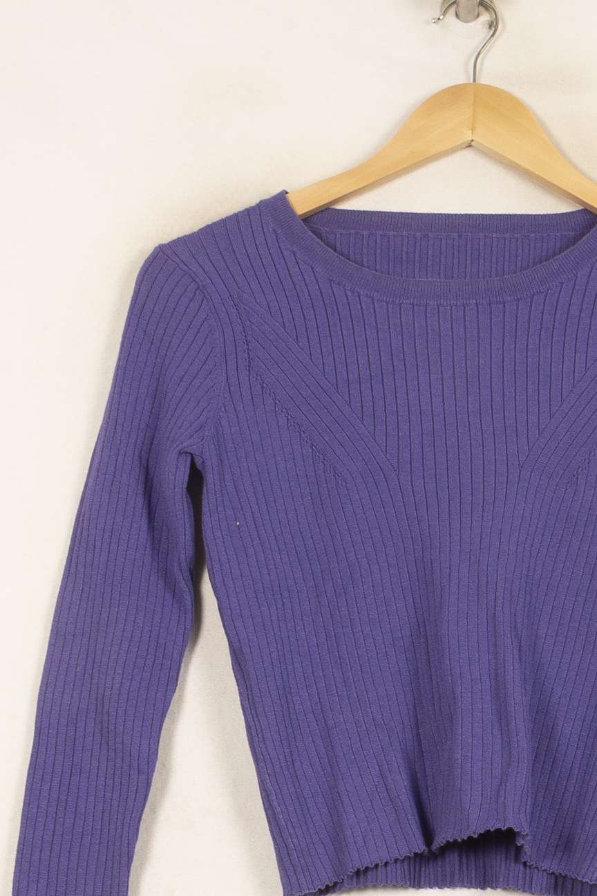 Pull Violet - Taille S/36 de la marque Bérénice | PARAD62807 - Vendu par Paradigme - Image 3