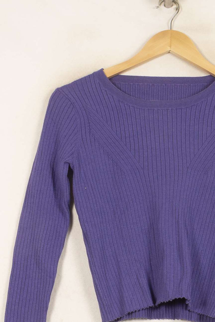 Pull Violet - Taille S/36 de la marque Bérénice | PARAD62807 - Vendu par Paradigme - Image 3