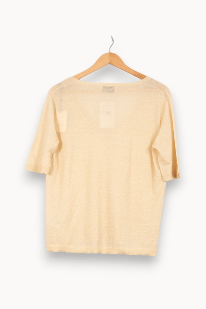 Tee-shirt Beige - Taille S/36 de la marque Bérénice | PARAD62813 - Vendu par Paradigme - Image 1