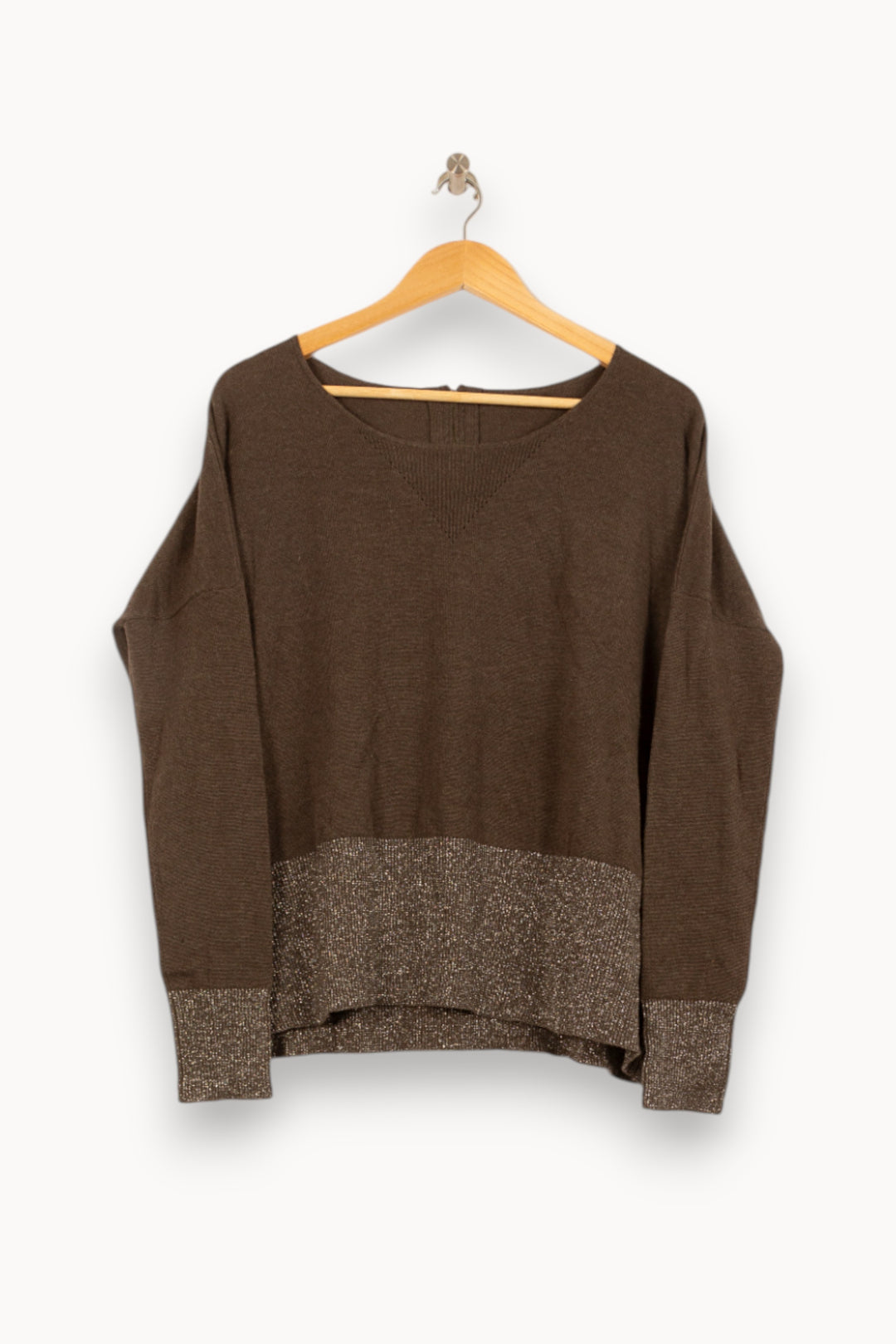Pull Marron - Taille S/36 de la marque Bérénice | PARAD62816 - Vendu par Paradigme - Image 4