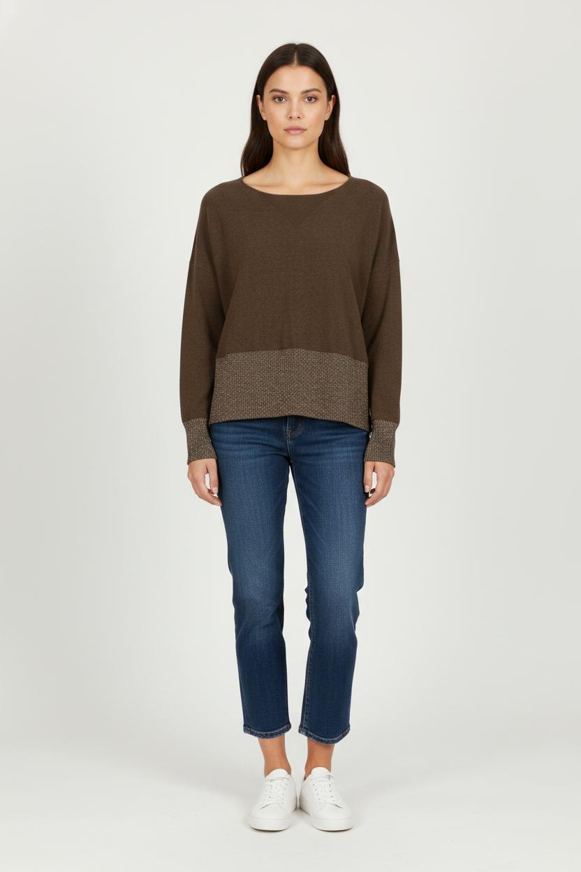 Pull Marron - Taille S/36