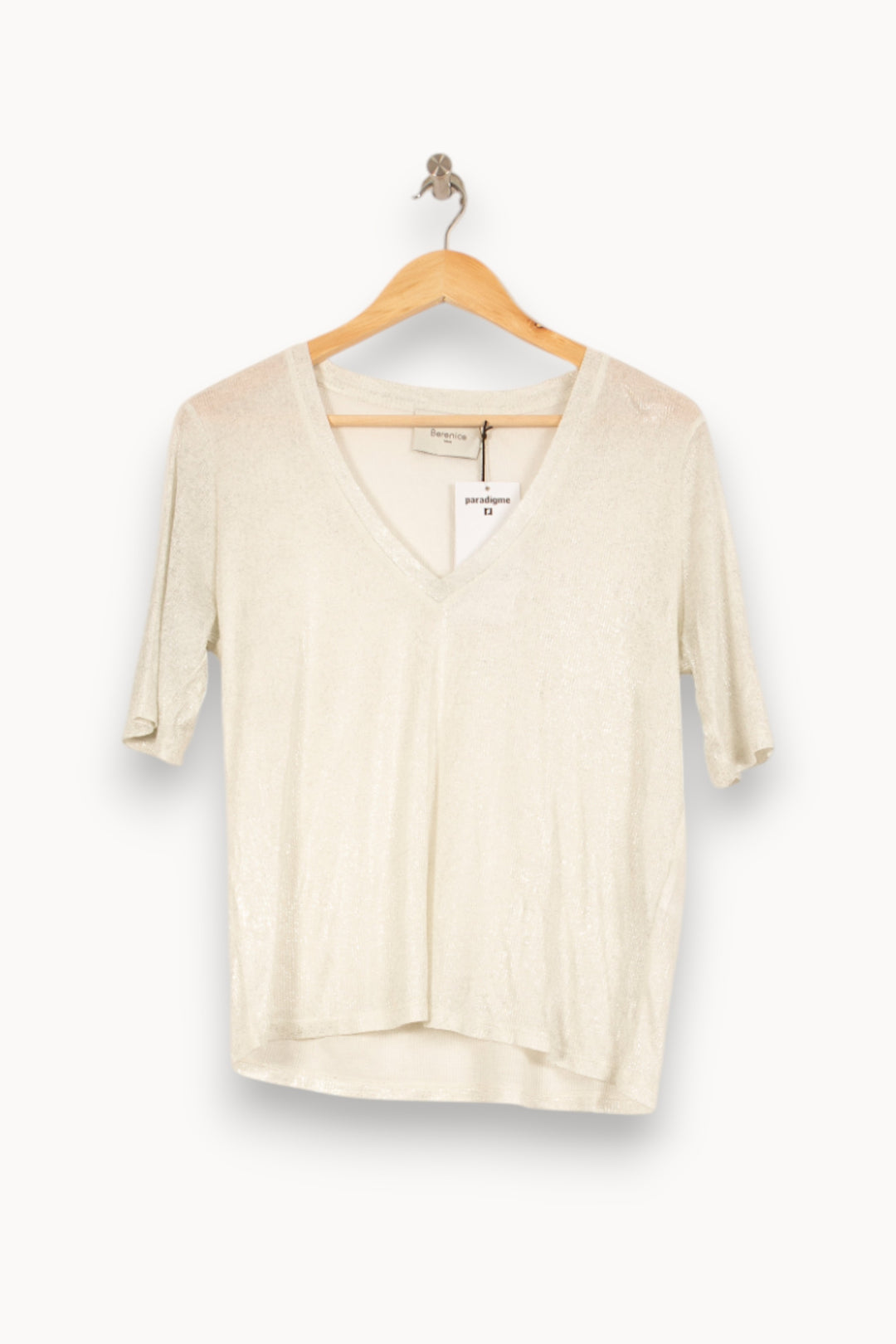 Tee-shirt Blanc - Taille S/36 de la marque Bérénice | PARAD62817 - Vendu par Paradigme - Image 2