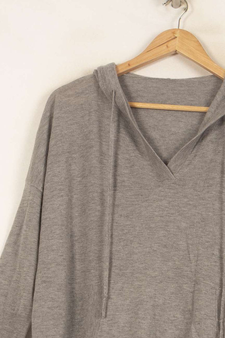 Sweat à Capuche Gris - Taille S/36 de la marque Bérénice | PARAD62820 - Vendu par Paradigme - Image 3