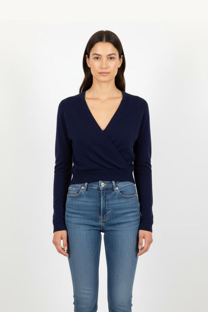 Cache-cœur Bleu - Taille S/36