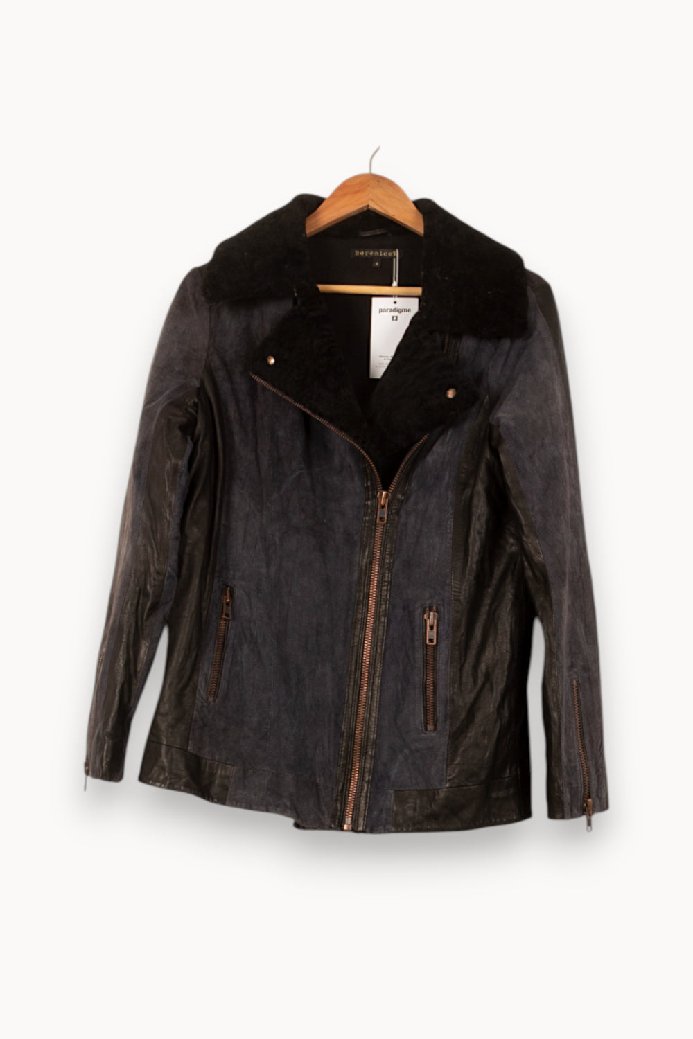 Blouson Noir - Taille S/36 de la marque Bérénice | PARAD62829 - Vendu par Paradigme - Image 2