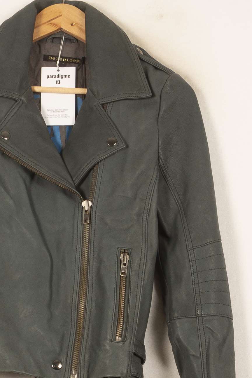Blouson Vert - Taille XS/34 de la marque Bérénice | PARAD62831 - Vendu par Paradigme - Image 3